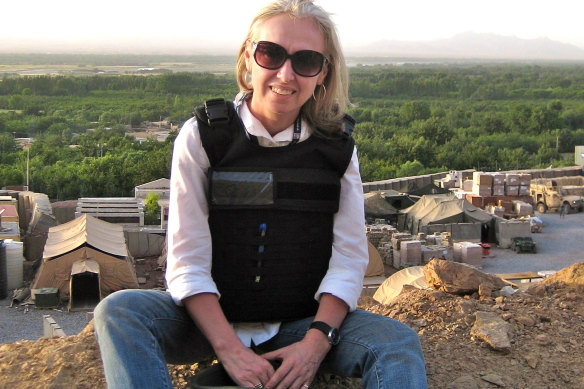 Lynn O’Donnell in Kandahar province, Afghanistan in 2009.