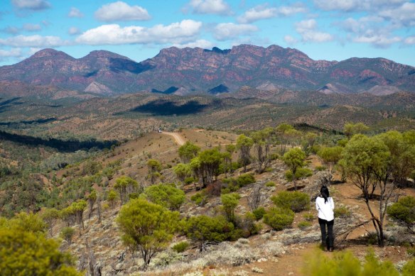Bunyeroo Lookout in the Flinders Ranges, South Australia.