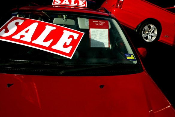 Used car prices are up 40 per cent in the US, but nothing like that here.