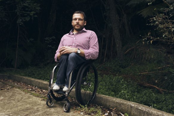 Australian Paralympian Kurt Fearnley. 