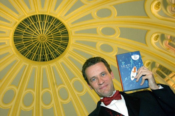 Martel in 2002 after winning the Booker Prize for his second novel, Life of Pi.