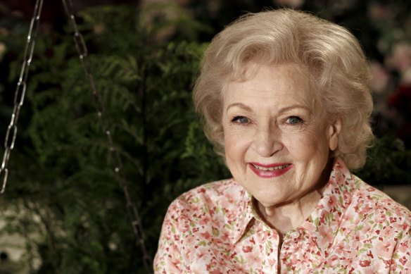Actress Betty White poses for a portrait in Los Angeles on June 9, 2010. 