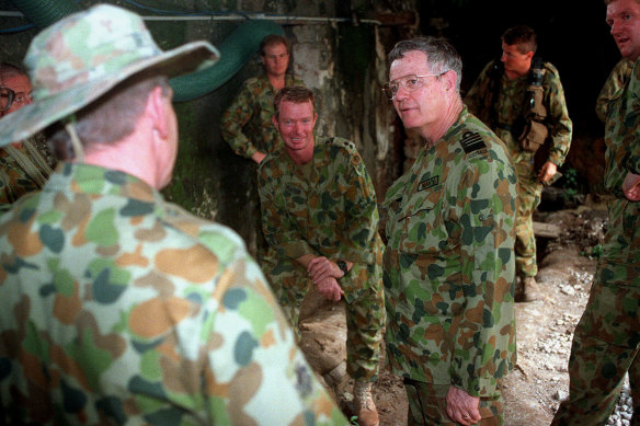 Barrie in the Balibo area of East Timor in 1999.