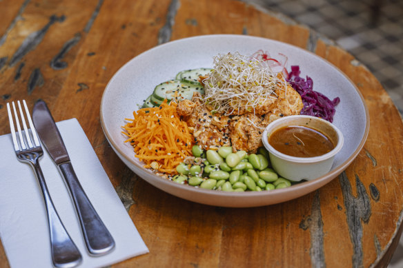 The Stables’ poke bowl.