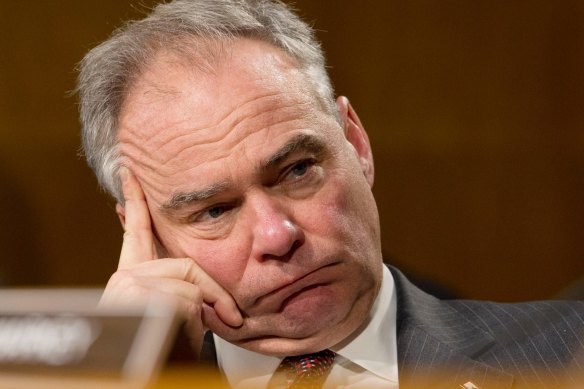 Democratic Senator Tim Kaine said President Joe Biden should have sought approval from Congress before launching the air strikes in Syria. 