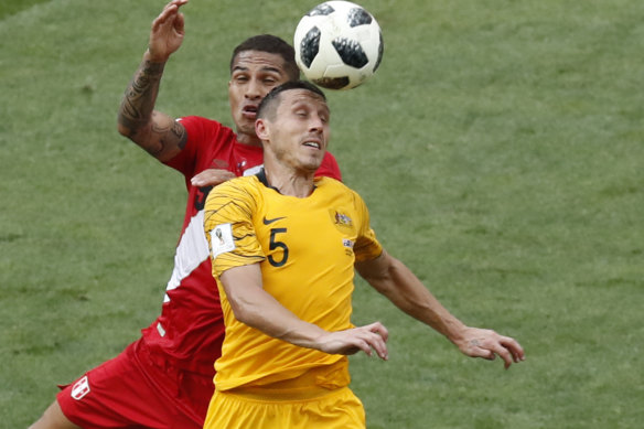 Mark Milligan says Peru were Australia’s toughest opponent at the 2018 World Cup, not winners France. 