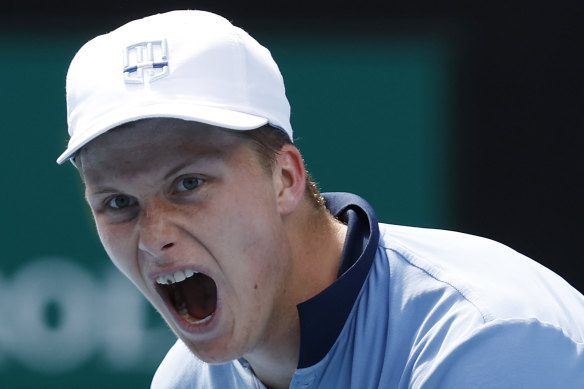 Jenson Brooksby of the United States vanquished second seed Casper Ruud, from Norway, in round two.