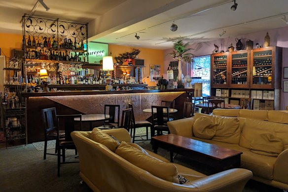 Sink into one of the lounges at the quirky Maurocco Bar.