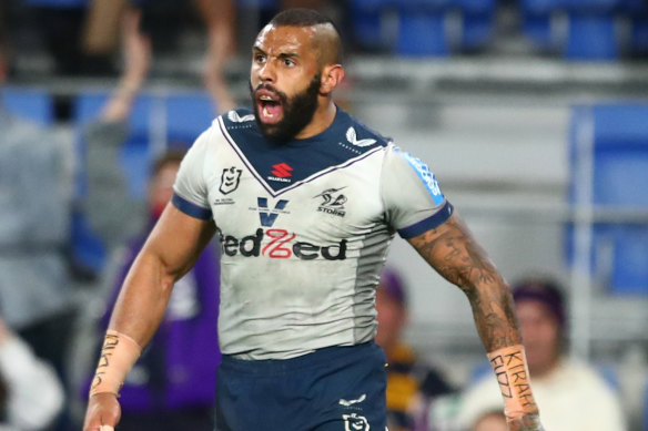 Josh Addo-Carr returns for Melbourne on Saturday.