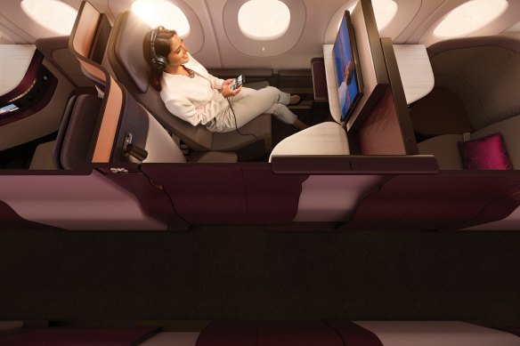 Qatar Airways QSuite was the first to put a door on a business class seat.