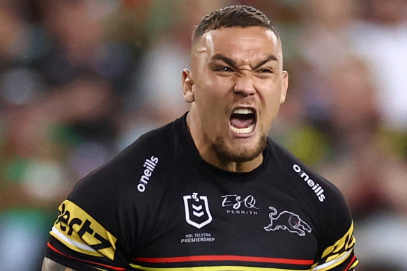 Panthers enforcer James Fisher-Harris.