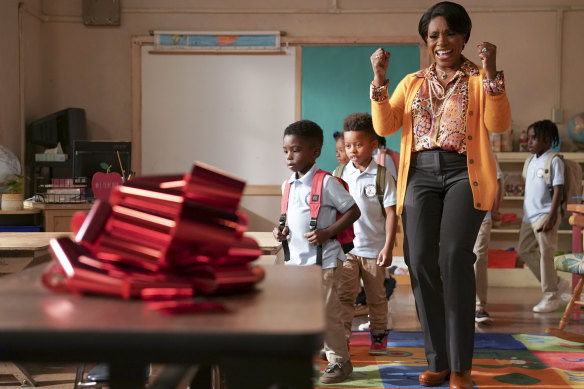 Sheryl Lee Ralph in season two of Abbott Elementary, the best new American sitcom of the past year.