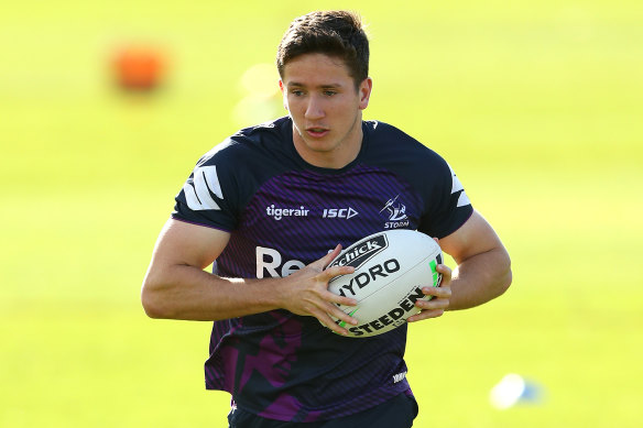 Cooper Johns at Storm training earlier this year.