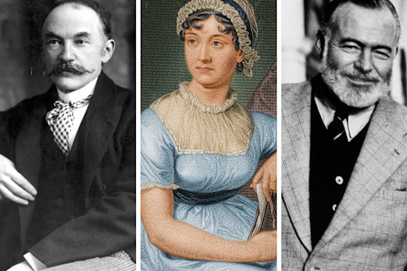 Thomas Hardy, Jane Austen and Ernest Hemingway - the misery of lost books