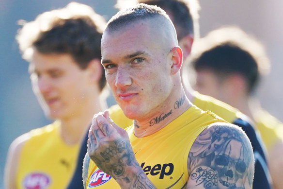 Star Tiger Dustin Martin knows about putting aside mental pressure.