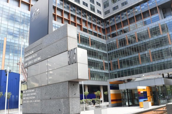 The Family and Federal Court building of Australia in Melbourne. 