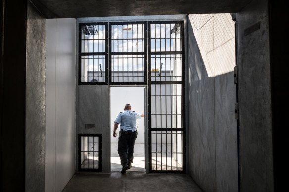 The Olearia Unit at Barwon Prison is the highest-security unit in Victoria.