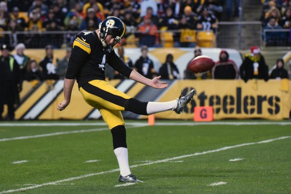 Jordan Berry in action for Pittsburgh in 2015.