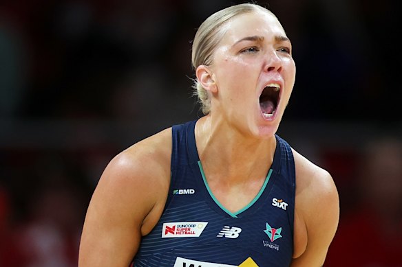 Vixen Kate Moloney shows her passion.