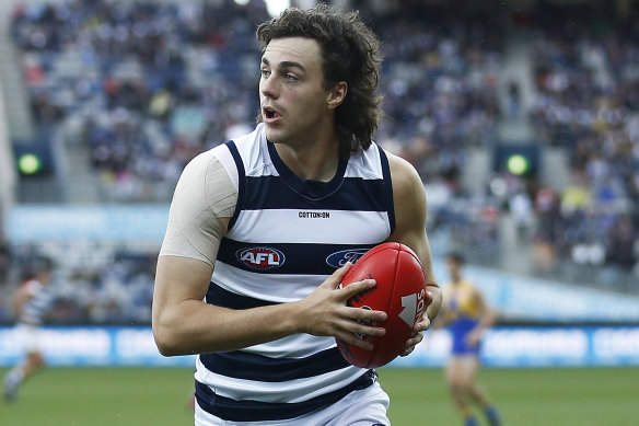 Geelong’s Jordan Clark has suffered a shoulder injury in the VFL.