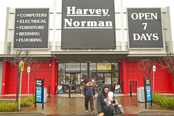 Discretionary retailers such as Harvey Norman can be watched this reporting season.