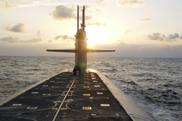 The US Navy may be tapped to provide the majority of the subs initial crews.