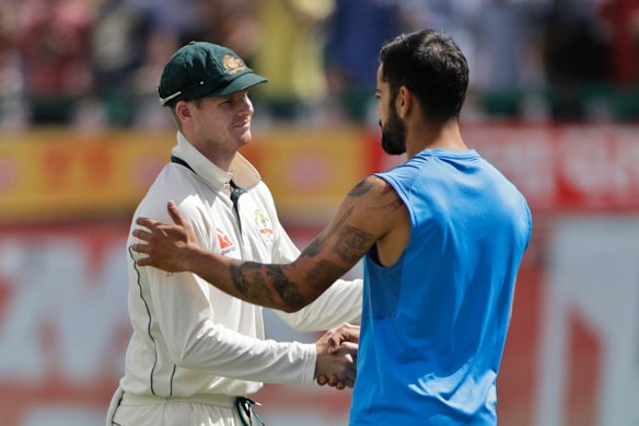 Steve Smith’s career has run parallel with Virat Kohli’s.