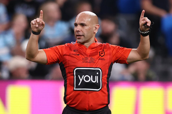 Asley Klein will officiate the 2024 NRL grand final.