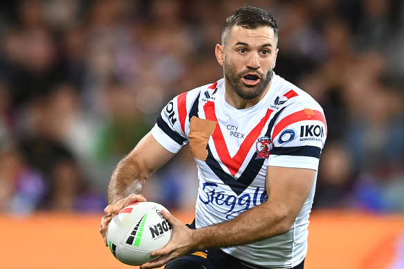 James Tedesco against the Broncos last week.