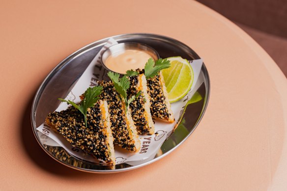 Prawn toast.