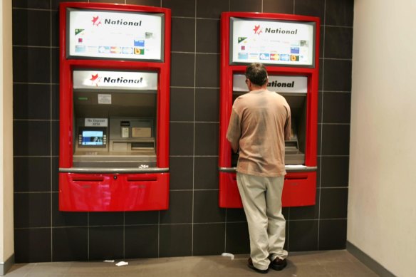 NAB customers were redirected to ATMs to make cash payments on credit cards after a new policy was quietly rolled out. 