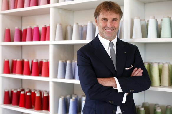 Brunello Cucinelli, the “quiet luxury” baron.  