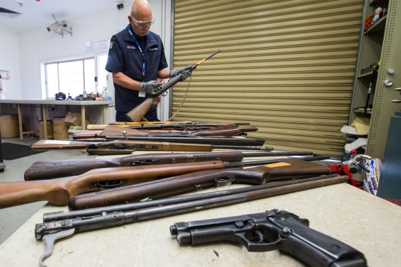 The ban on sales has sparked a fierce reaction from the firearms industry, who feel they have been targeted.