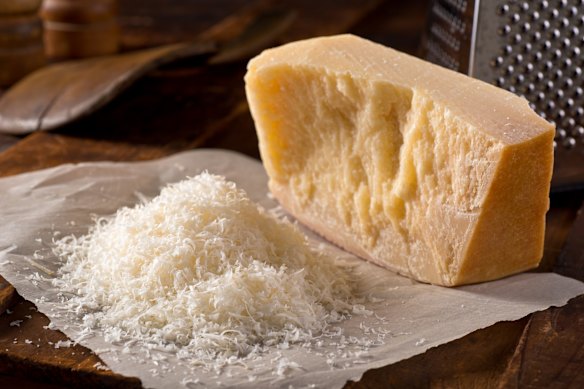 Parmesan “has helpful microbes”.