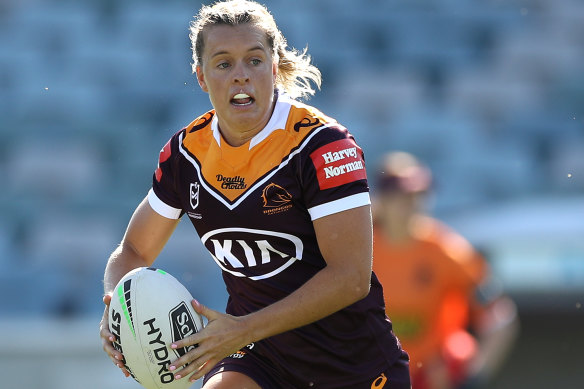 Lauren Brown was a Darren Lockyer super-fan as a child.