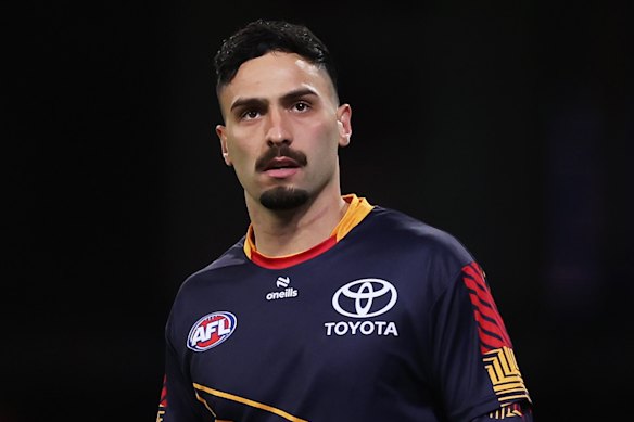 Izak Rankine’s only chance of playing in this year’s finals is if the Crows lose one.