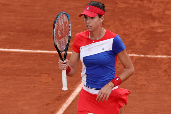 Ajla Tomljanovic was unable to double down on her first-round upset win over fifth seed Anett Kontaveit.