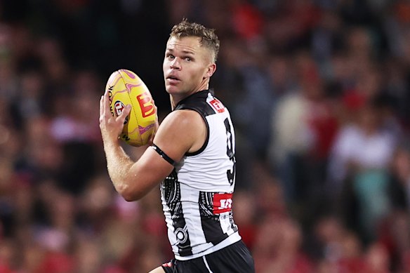 Dan Houston has not reached the same level in two seasons with Collingwood as he did at Port Adelaide