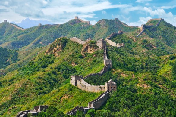 The majority of the Great Wall is from the Ming dynasty.