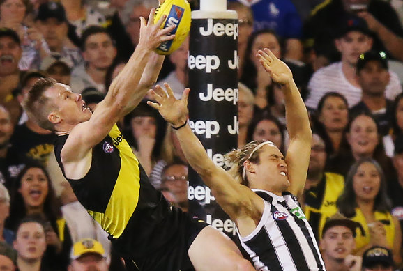 Collingwood played a home game against Richmond at the MCG in round two