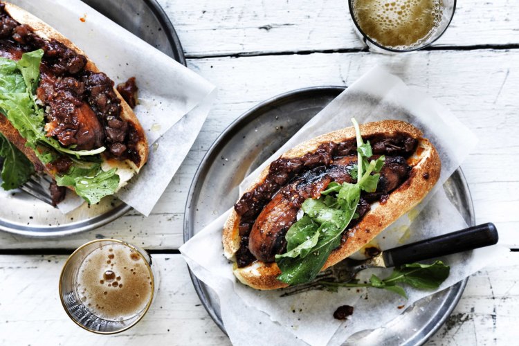 Adam Liaw's barbecued sausage in sauce recipe (link below).