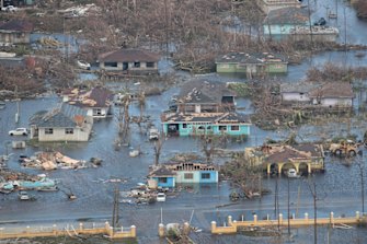 On Great Abaco Island communities were swamped by water.