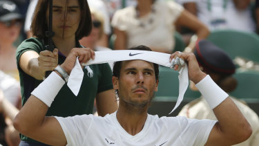Eyes on the prize: Rafael Nadal.