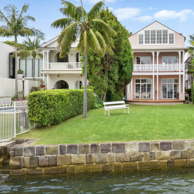 Double Bay waterfront trophy home listed for $45m, sells for $10m less