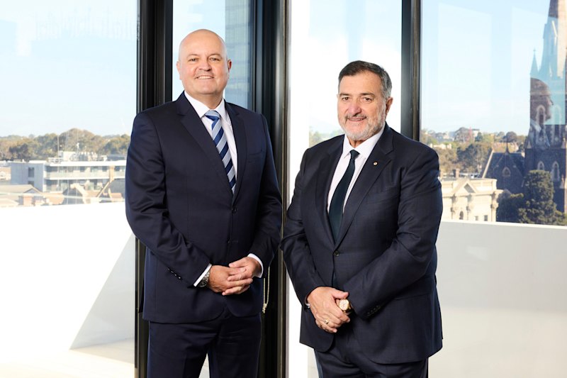 Choice Hotels Asia Pacific chief executive Trent Fraser (left) and Extended STAY Australasia chairman Paul Constantinou have announced their partnership to deliver more extended stay hotels across the nation.