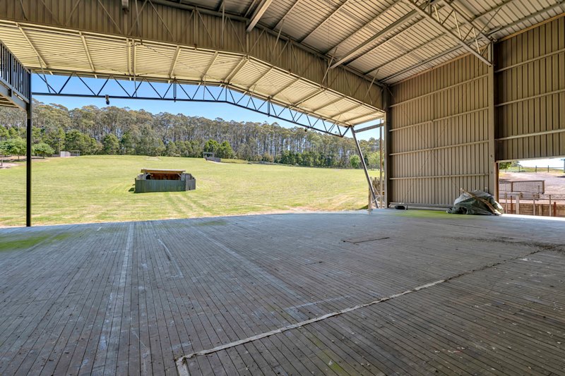 Still standing: View from the main stage.