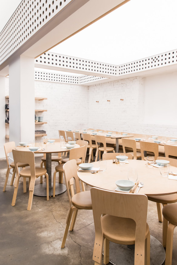 The dining room. 
