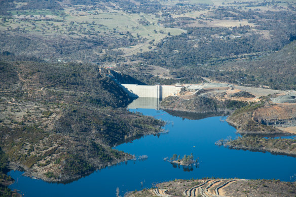 The Cotter Dam is one of the largest dams Icon Water operates. 
