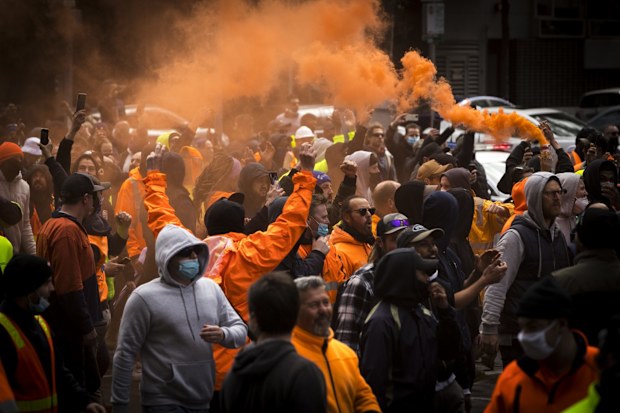 Union reaps blowback in wild protests