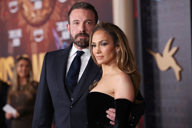 Ben Affleck and Jennifer Lopez attend a premiere for the film "This Is Me... Now: A Love Story" in Los Angeles in February. **This image is for use with this specific article only** 